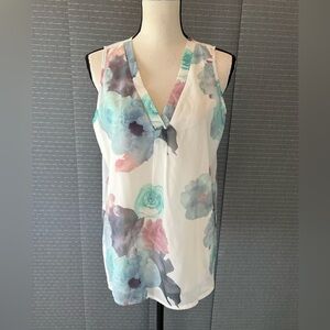 SHEIN V-Neck Floral Blouse